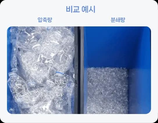 코다(CODA) 무인회수기 적재량 비교
