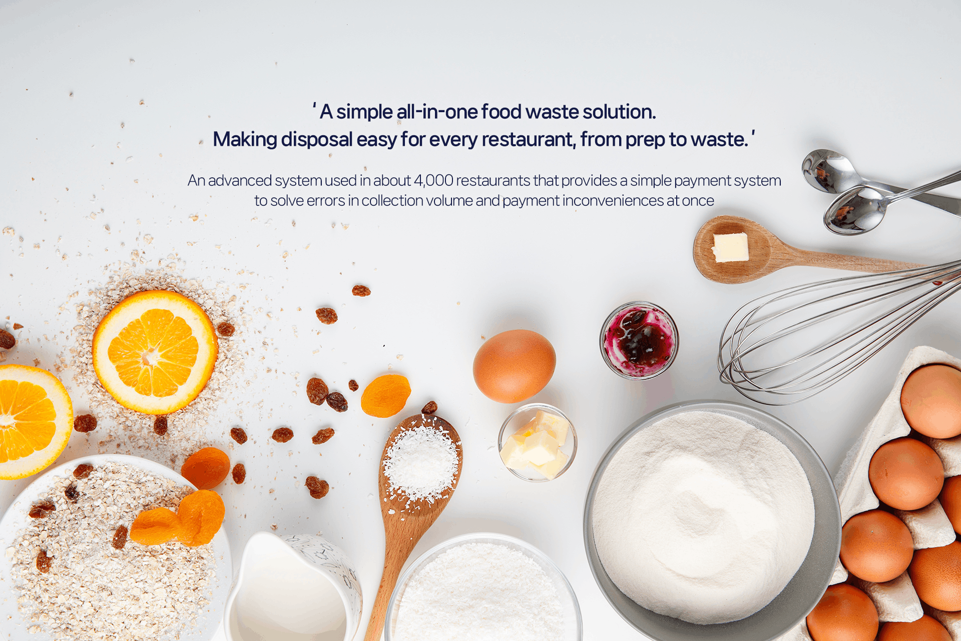 CODA RFID Food Waste Collection Payment System - One-Stop Food Waste Collection Solution for Business Visits